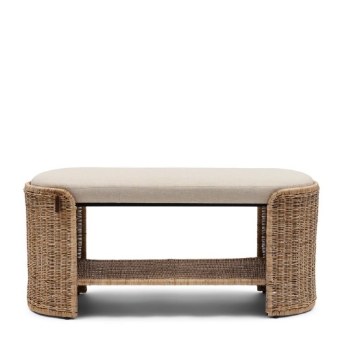 Rattanowa Ławka Gili Riviera Maison