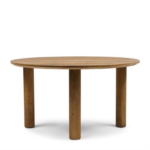 Dębowy Stół do Jadalni Santa Barbara śr. 150 cm Riviera Maison