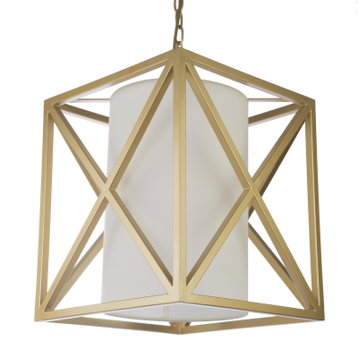 Lampa Sufitowa, Wisząca Ventalio Złota 35x35x40cm 2