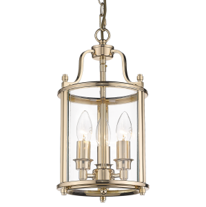 Lampa Sufitowa Wisząca Ventalio IIA Złoto 20x20x37cm