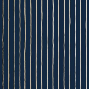Tapeta Cole and Son College Stripe Navy/Gold