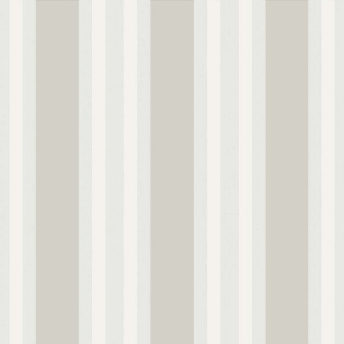 Tapeta Cole and Son Polo Stripe White/Beige w poziome paski w odcieniach bieli i beżu. Wzór składa się z naprzemiennych, szerokich i wąskich pasów. Produkt przedstawiony na jednolitym tle. Idealna do aranżacji wnętrz.