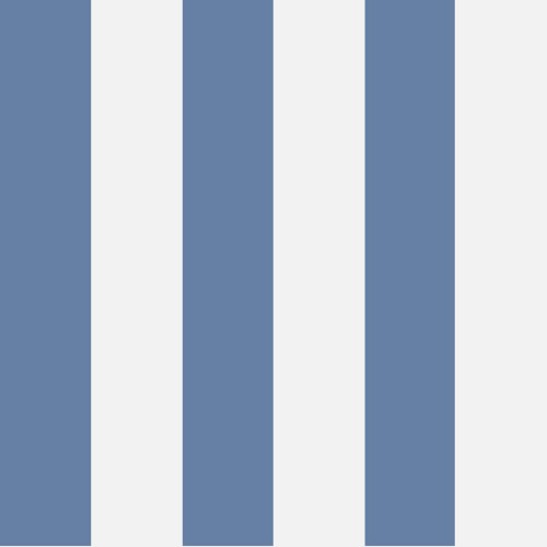Tapeta Cole and Son Glastonbury Stripe w kolorze granatowym i białym, z pionowymi pasami. Wzór z równymi szerokościami, matowe wykończenie. Idealna do nowoczesnych wnętrz. Ujęcie frontalne, na jednolitym tle.