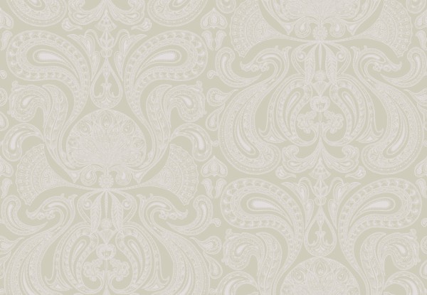 Tapeta Cole and Son Malabar Soft Olive/Silver