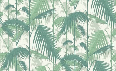 Tapeta Cole and Son Palm Jungle Emerald/White 2