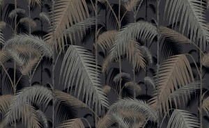 Tapeta Cole and Son Palm Jungle Gold/Silver/Grey
