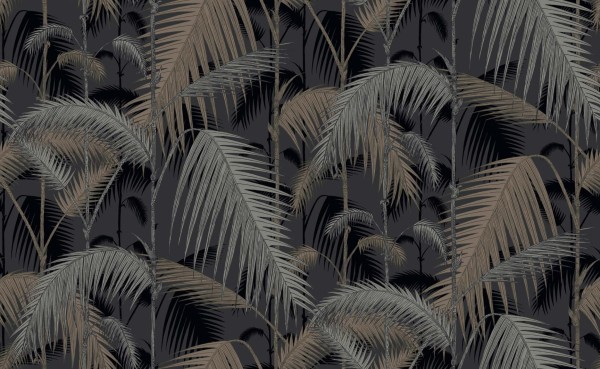 Tapeta Cole and Son Palm Jungle Gold/Silver/Grey