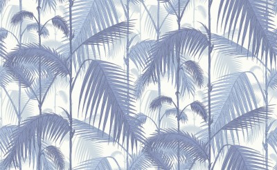 Tapeta Cole and Son Palm Jungle Blue/White 2