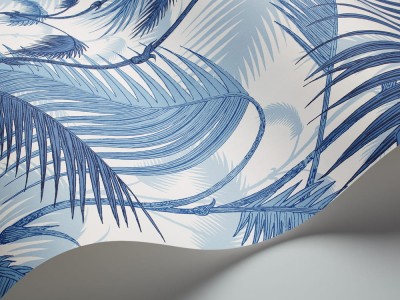 Tapeta Cole and Son Palm Jungle Blue/White 3