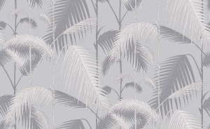 Tapeta Cole and Son Palm Jungle Grey/Silver