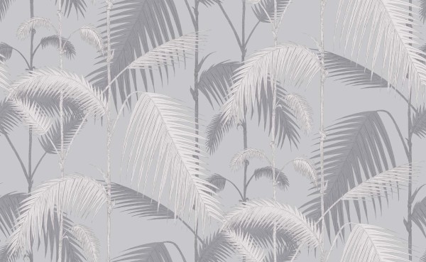 Tapeta Cole and Son Palm Jungle Grey/Silver