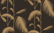 Tapeta Cole and Son Palm Leaves Gold/Charcoal