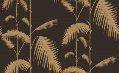 Tapeta Cole and Son Palm Leaves Gold/Charcoal 2