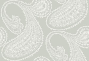 Tapeta Cole and Son Rajapur White/Soft Olive