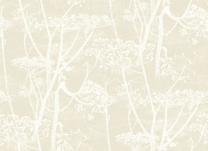 Tapeta Cole and Son Cow Parsley White/Soft Beige
