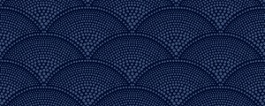 Tapeta Cole and Son Feather Fan Navy/Navy