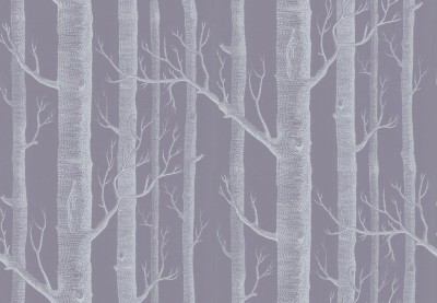 Tapeta Cole and Son Woods White/Grey 2