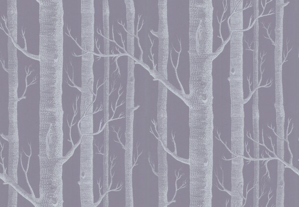 Tapeta Cole and Son Woods White/Grey