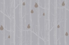Tapeta Cole and Son Woods & Pears Silver/Grey/Gold