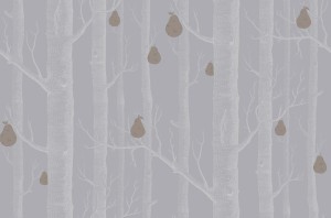Tapeta Cole and Son Woods & Pears Silver/Grey/Gold