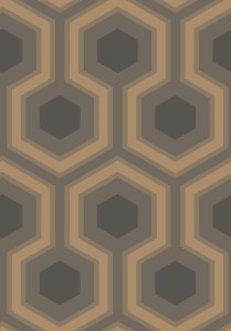Tapeta Cole and Son Hicks' Grand Gold/Charcoal/Soot