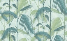 Tapeta Cole and Son Palm Jungle Green/Soft Blue