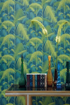 Tapeta Cole and Son Palm Jungle Punchy Petrol/Lime 4