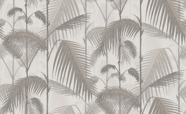 Tapeta Cole and Son Palm Jungle Taupe/Soft Grey