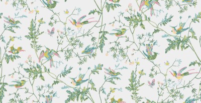 Tapeta Cole and Son Hummingbirds Viridian Multi 2