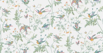 Tapeta Cole and Son Hummingbirds Pastel Multi 2