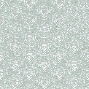 Tapeta Cole and Son Feather Fan White/Seafoam
