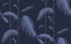 Tapeta Cole and Son Palm Leaves Ink/Violet