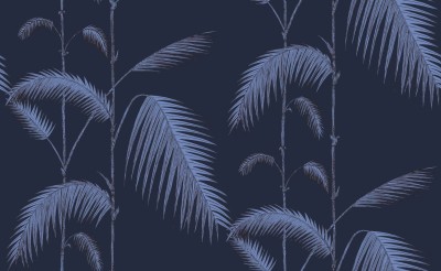 Tapeta Cole and Son Palm Leaves Ink/Violet 2