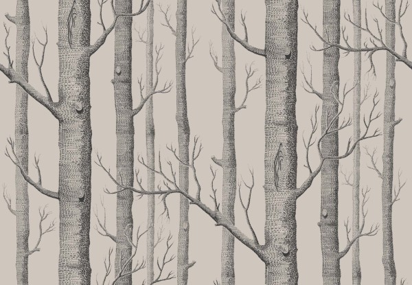 Tapeta Cole and Son Woods Charcoal/Grey