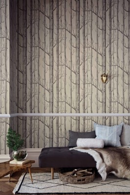 Tapeta Cole and Son Woods White/Soft Grey 4