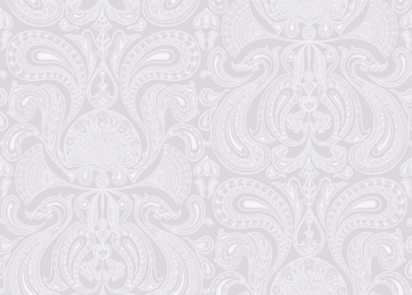 Tapeta Cole and Son Malabar White/Soft Grey