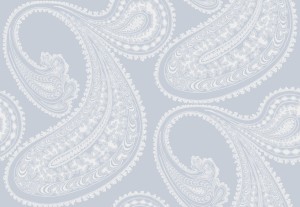 Tapeta Cole and Son Rajapur White/Soft Blue