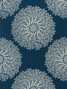 Tapeta Thibaut Anna French LA PROVENCE Navy