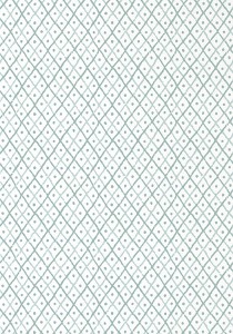 Tapeta Thibaut Anna French MINI TRELLIS Robin's Egg
