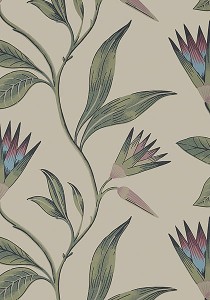 Tapeta Thibaut Anna French CLEO VINE Plum and Blue