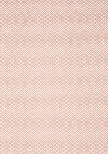 Tapeta Thibaut Anna French PETIT ARBRE w odcieniu blush, z delikatnym, jasnym wzorem w romby. Materiał matowy, idealny do wnętrz. Wzór powtarza się w regularnych odstępach, co nadaje elegancki charakter.