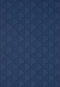 Tapeta Thibaut Anna French SETON SCALLOP Navy