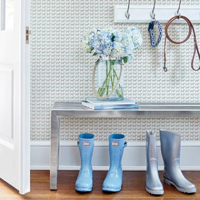 Tapeta Thibaut Anna French BAXTER Silver 3