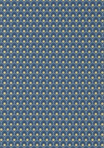 Tapeta Thibaut Anna French SPENCER Metallic Gold on Navy