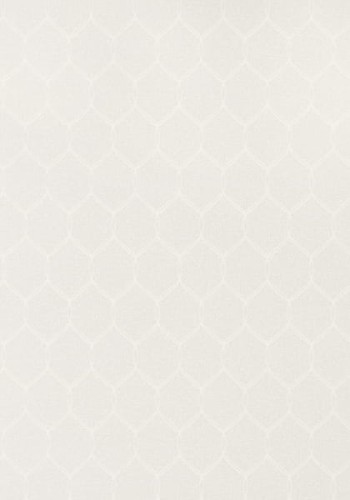 Tapeta Thibaut Anna French LELAND TRELLIS Grey w kolorze jasnoszarym, z subtelnym, delikatnym wzorem w formie rombów. Produkt rozłożony, na jednolitym tle, ukazujący teksturę i detale wzoru. Idealny do aranżacji nowoczesnych wnętrz.