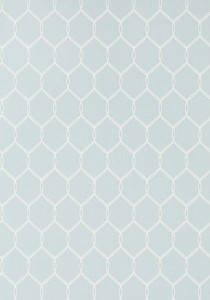 Tapeta Thibaut Anna French LELAND TRELLIS Soft Blue