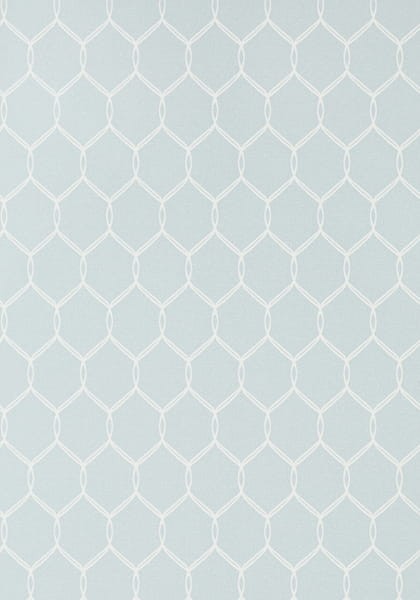 Tapeta Thibaut Anna French LELAND TRELLIS Soft Blue
