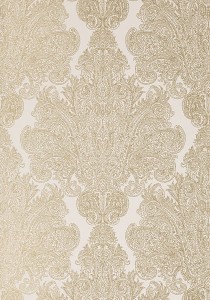Tapeta Thibaut Anna French AUBURN Metallic Gold on Linen
