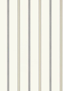 Tapeta Thibaut Anna French DAWSON STRIPE Charcoal and Linen