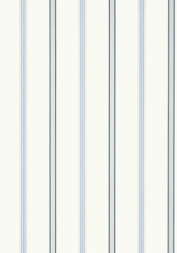 Tapeta Thibaut Anna French w wzór pionowych pasków w odcieniach niebieskiego i białego. Prosty, elegancki design z cienkimi, równymi liniami na jasnym tle. Idealna do aranżacji wnętrz w stylu klasycznym lub nowoczesnym.